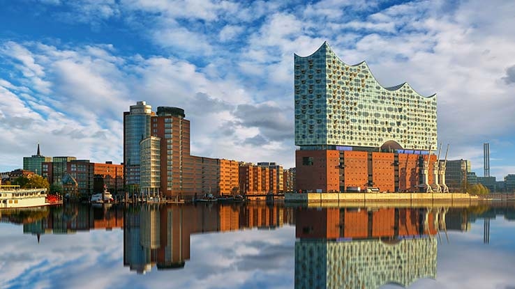 Die Elbphilharmonie als Symbol für Hamburg.