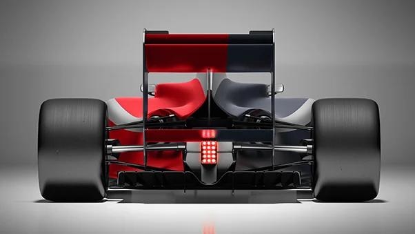 Ein Formel1-Wagen als Symbol für den exklusiven MastersClub