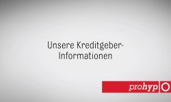 Unsere Kreditgeber-Informationen